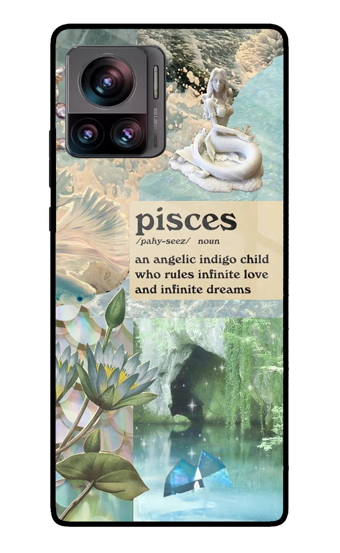 Pisces Zodiac Moto Edge 30 Ultra Back cover