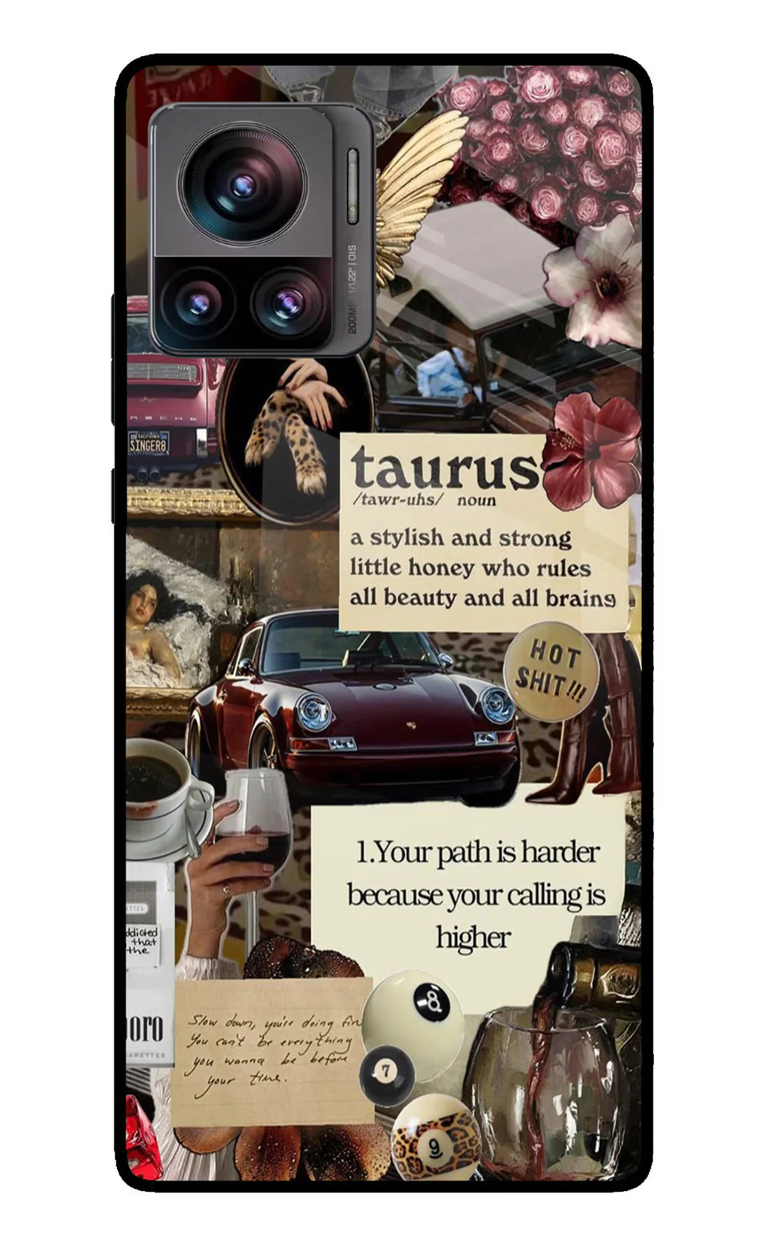 Taurus Zodiac Moto Edge 30 Ultra Back cover