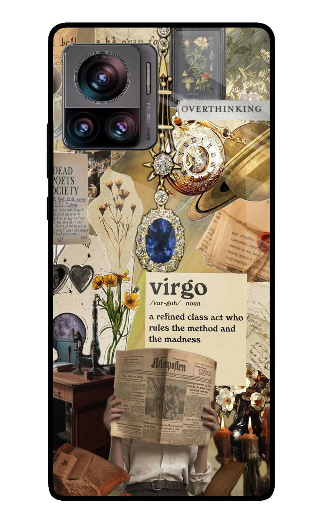 Virgo Zodiac Moto Edge 30 Ultra Back cover