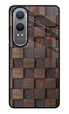 Wooden Cube Design OnePlus Nord CE4 Lite Glass Case