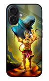 Lord Hanuman iPhone 16 Glass Case