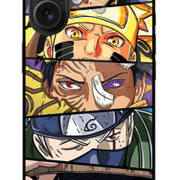 Naruto Character iPhone 16 Glass Case