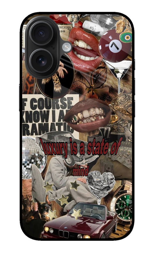 Luxury iPhone 16 Glass Case
