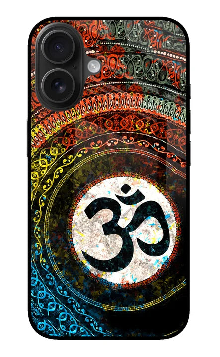 Om Cultural iPhone 16 Back Cover