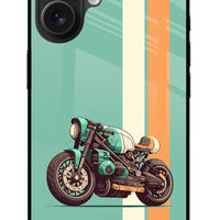 Striped Moto Drift iPhone 16 Glass Case