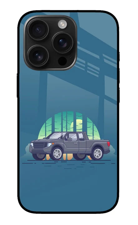 Retro Garage Vibe iPhone 16 Pro Back Cover