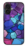 Cubic Abstract iPhone 16 Plus Glass Case