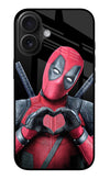 Deadpool iPhone 16 Plus Glass Case