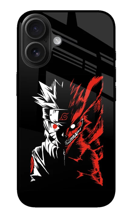 Naruto Two Face iPhone 16 Plus Back Cover