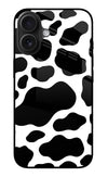 Cow Spots iPhone 16 Plus Glass Case