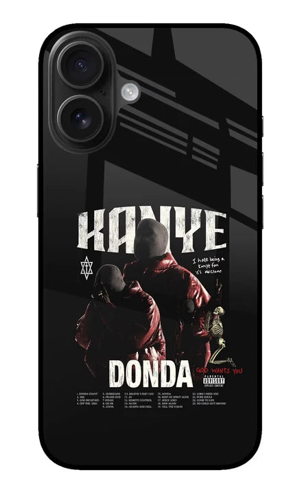 Donda Kanye West iPhone 16 Plus Back Cover