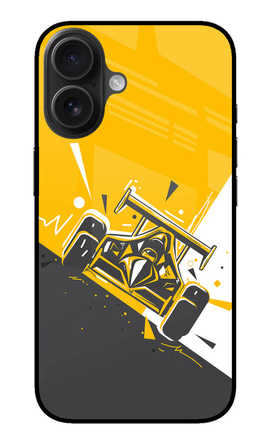 Track King iPhone 16 Plus Back cover
