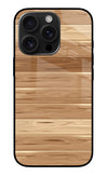 Wooden Vector iPhone 16 Pro Max Glass Case