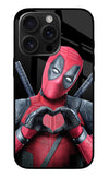 Deadpool iPhone 16 Pro Max Glass Case