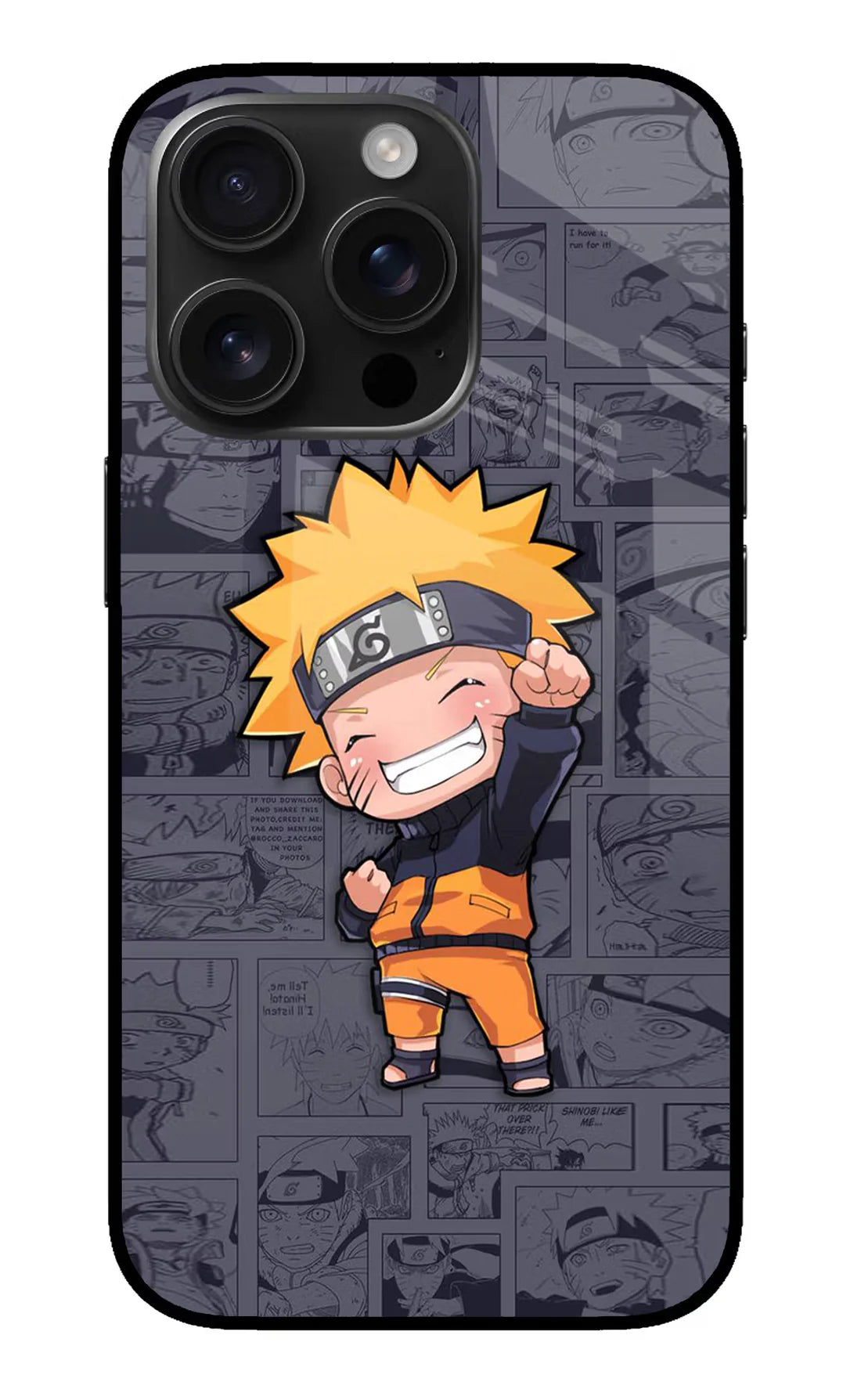 Chota Naruto iPhone 16 Pro Max  Back cover