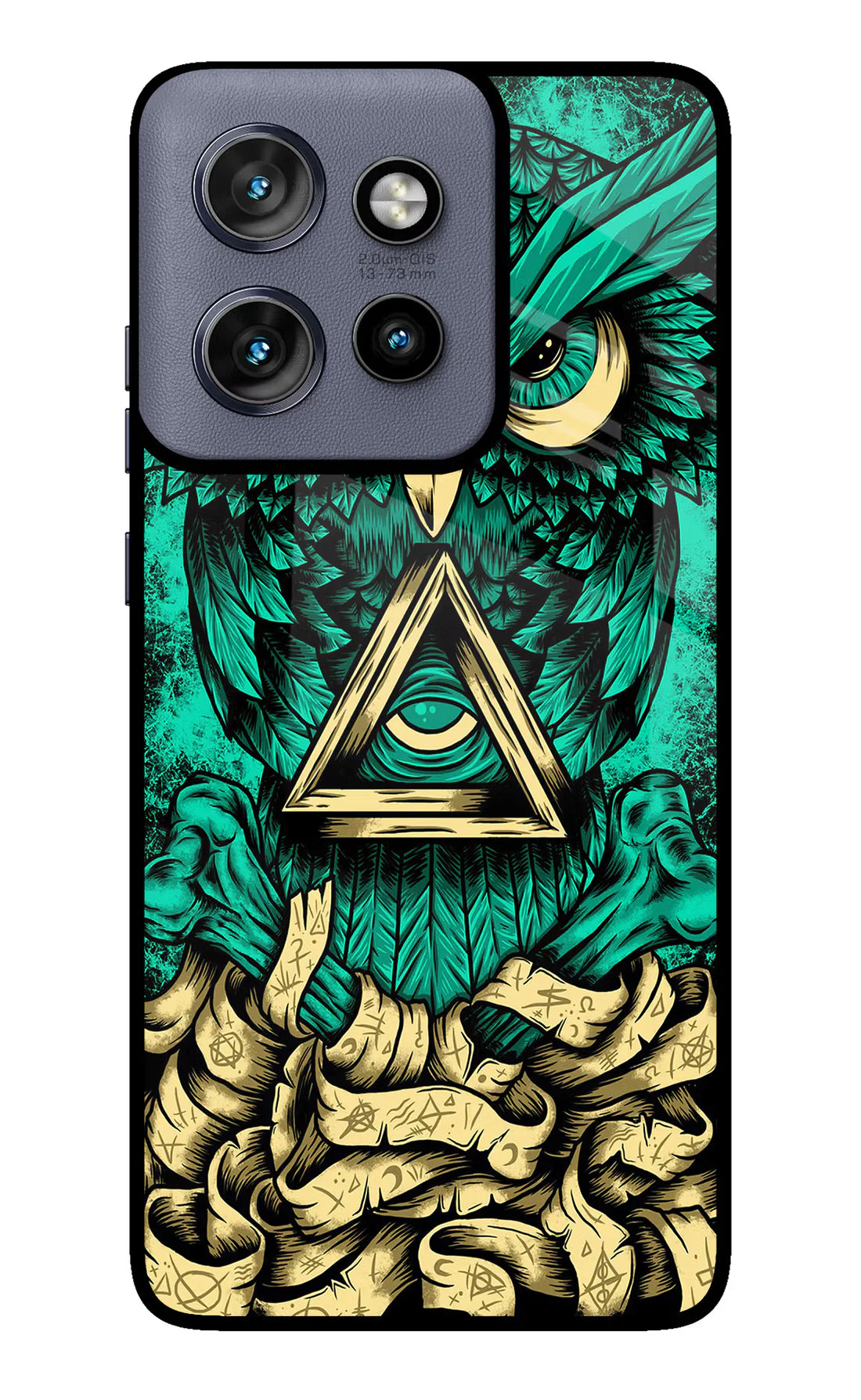 Green Owl Moto Edge 50 Neo Back cover
