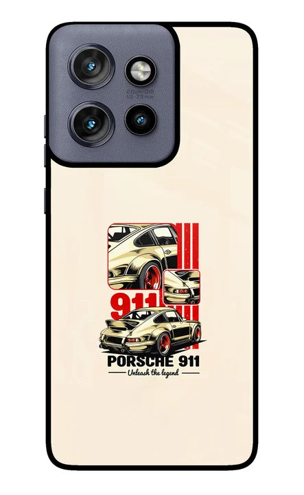 Classic Porsche 911 Moto Edge 50 Neo Back Cover