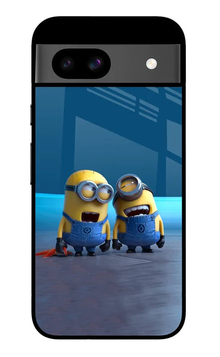 Minion Laughing Google Pixel 8A Back Cover