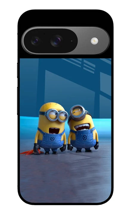 Minion Laughing Google Pixel 9 Back Cover