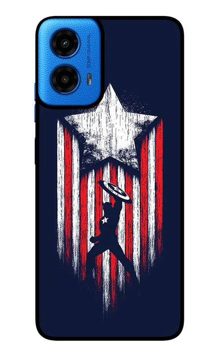 Captain America Marvel Art Moto G45 Back Cover