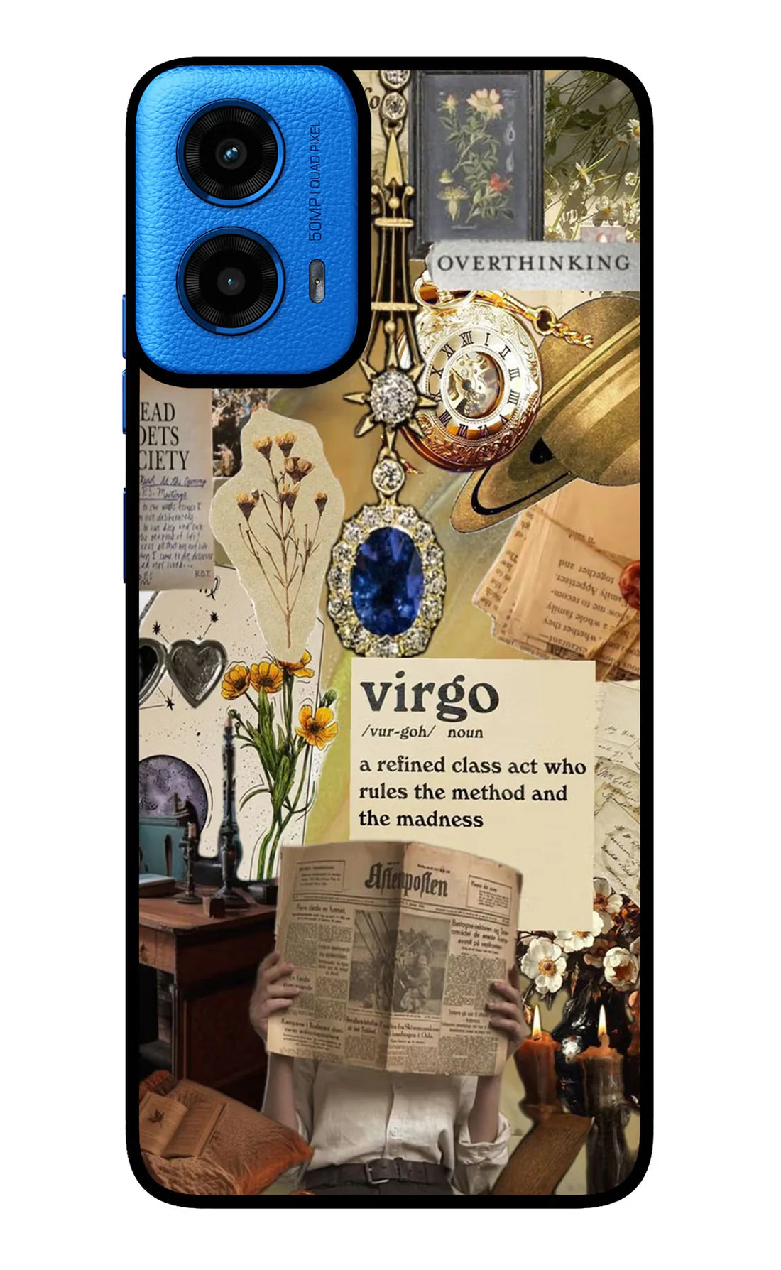 Virgo Zodiac Moto G45 Back cover