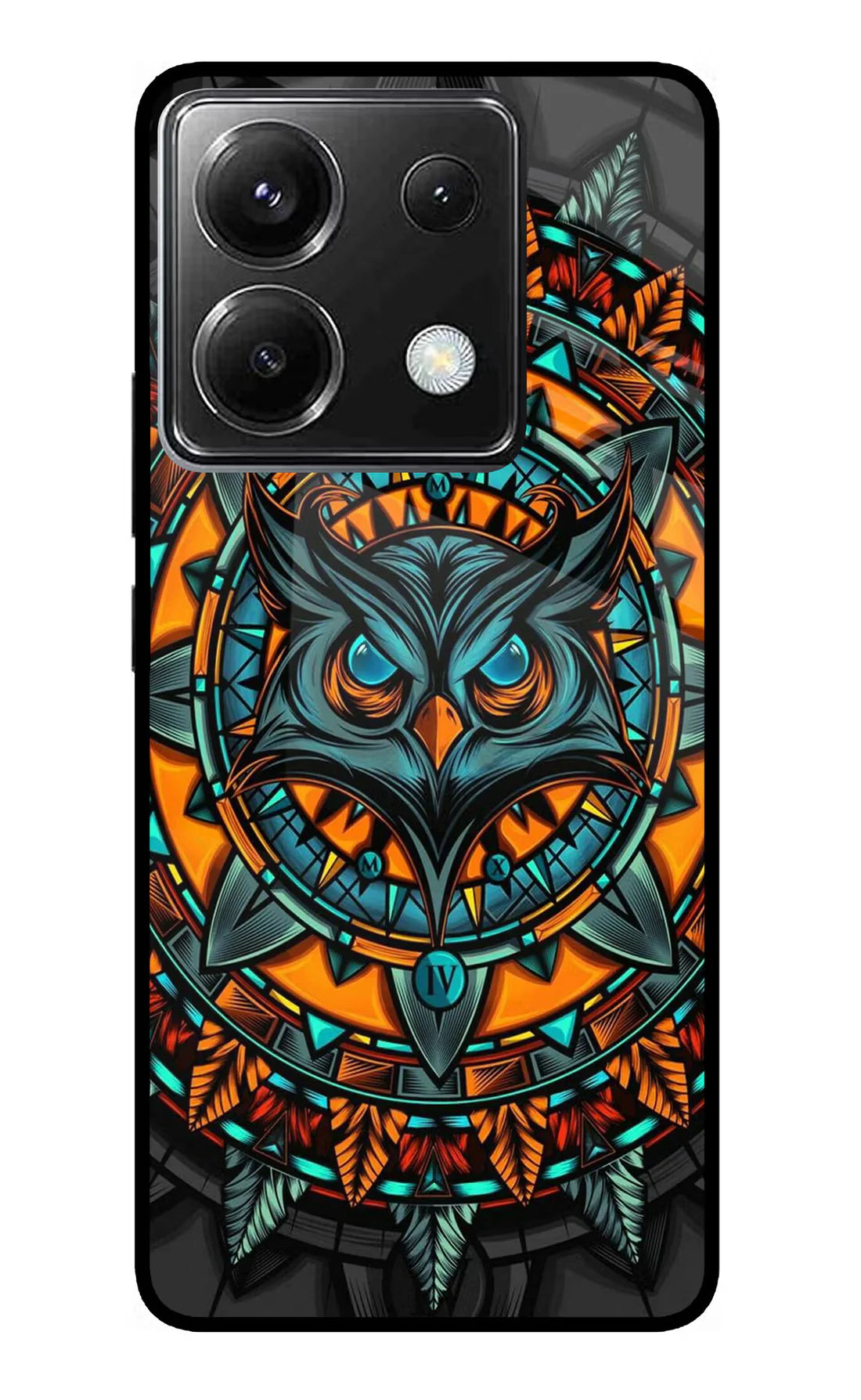 Angry Owl Art Poco X6 Back cover
