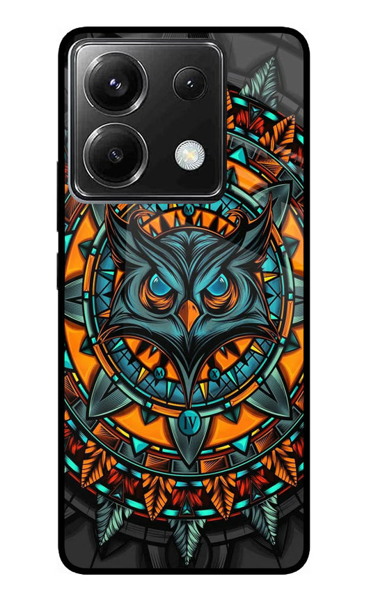 Angry Owl Art Poco X6 Back cover