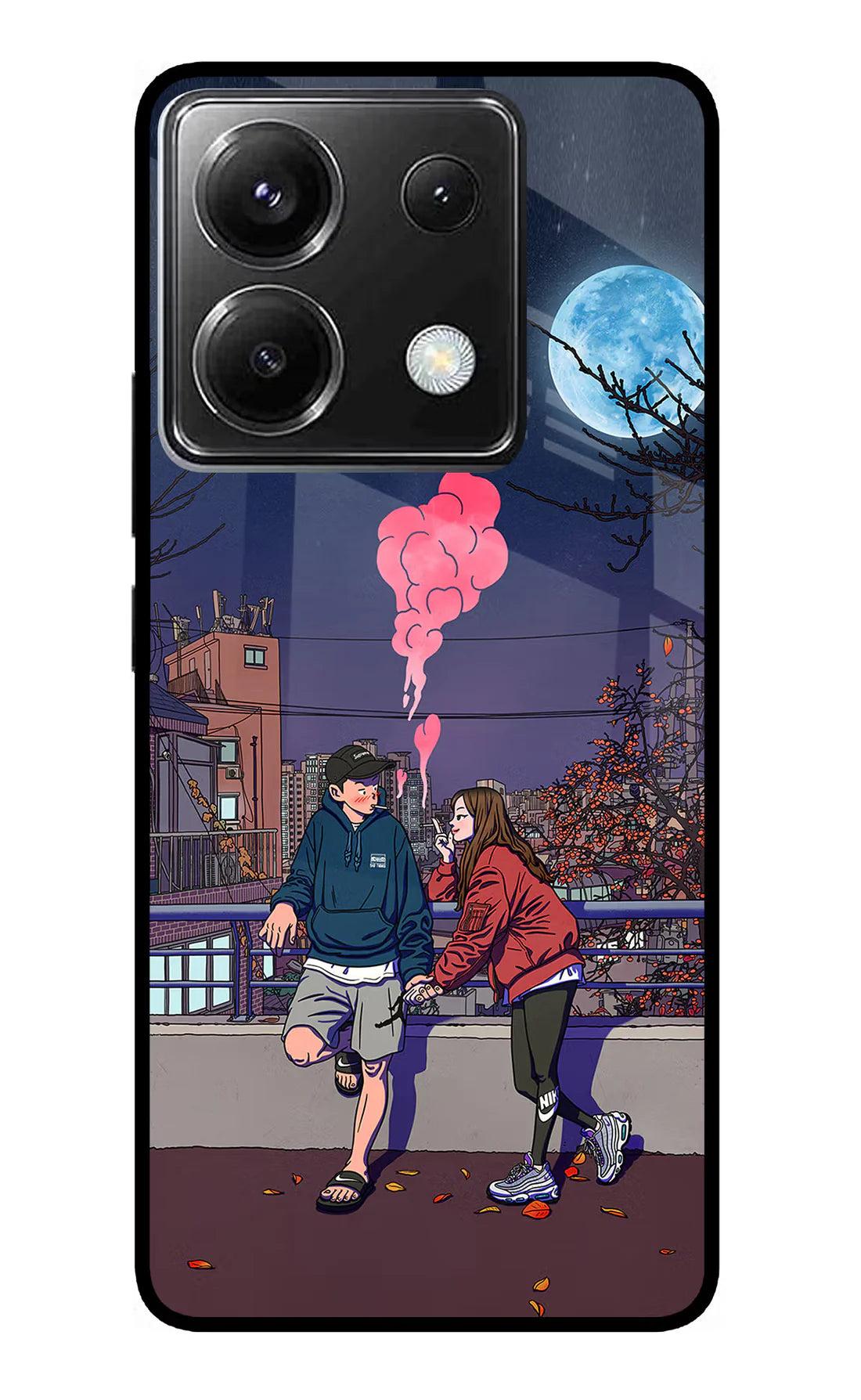 Chilling Couple Poco X6 Back cover