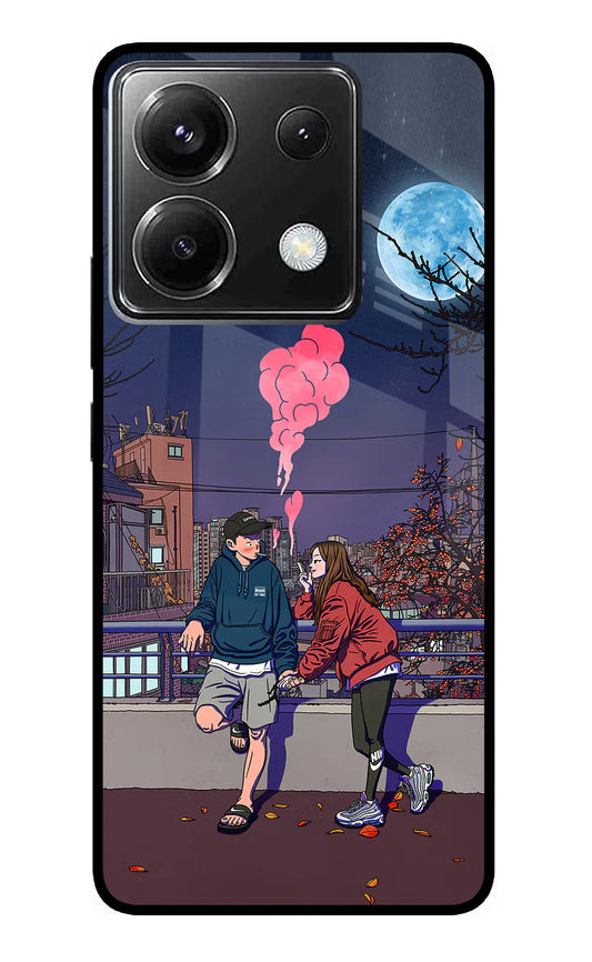 Chilling Couple Poco X6 Back cover
