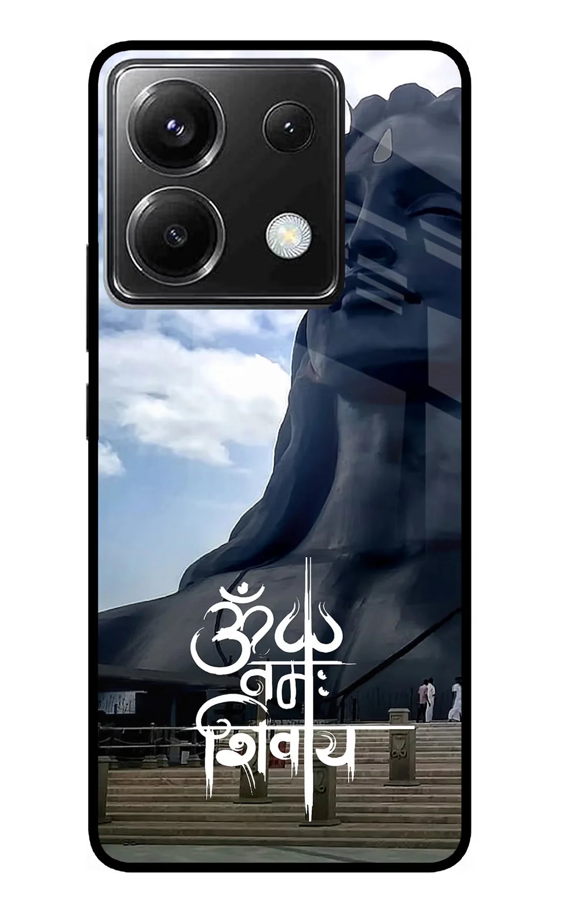 Om Namah Shivay Poco X6  Back cover