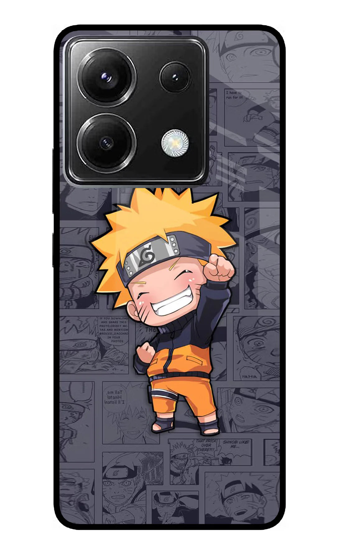 Chota Naruto Poco X6 Back cover
