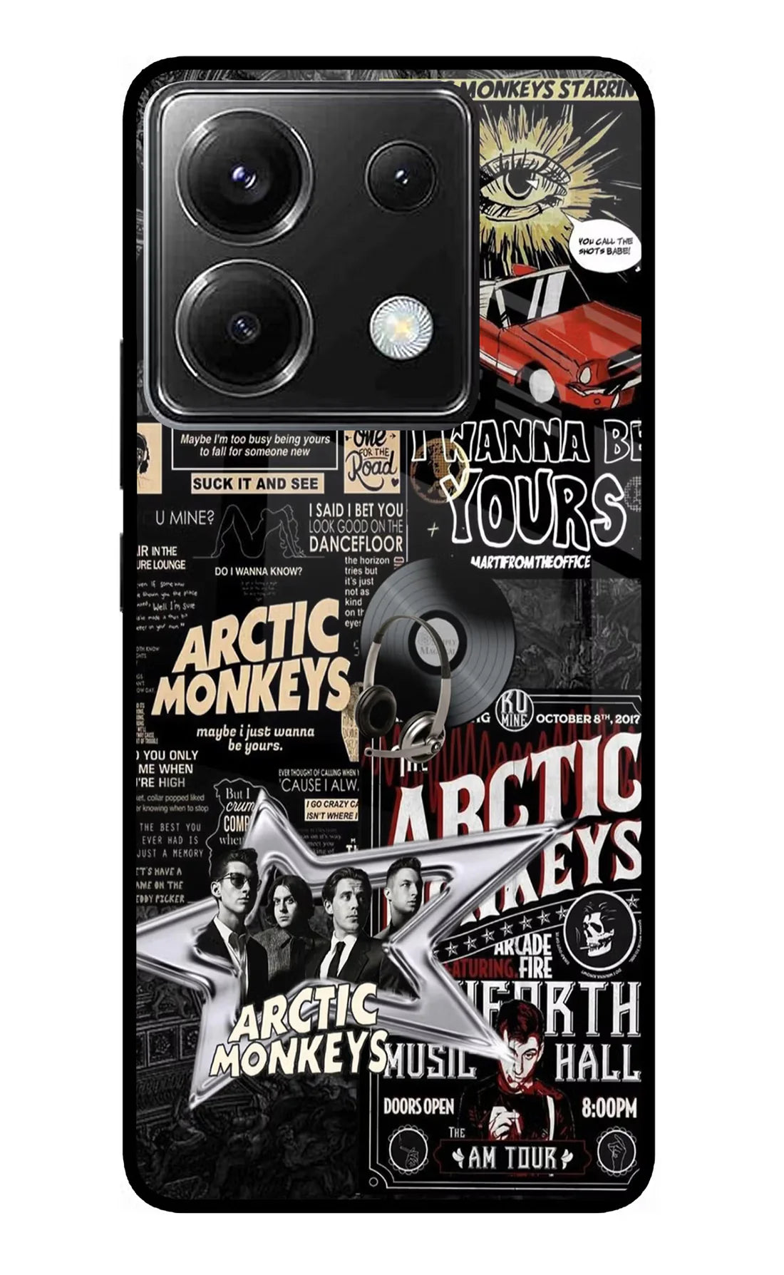 Arctic Monkeys Poco X6 Back cover