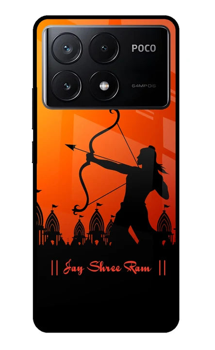 Lord Ram - 4 Poco X6 Pro Back Cover