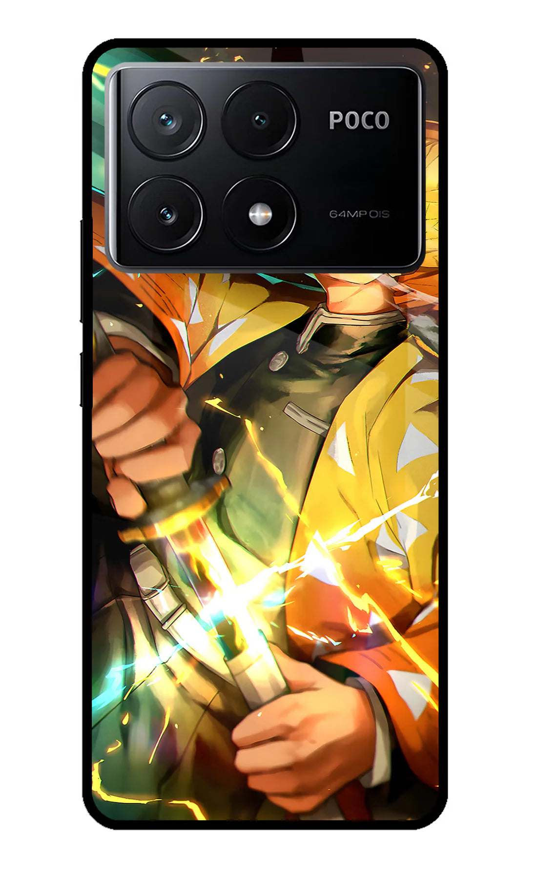 Demon Slayer Poco X6 Pro Back cover