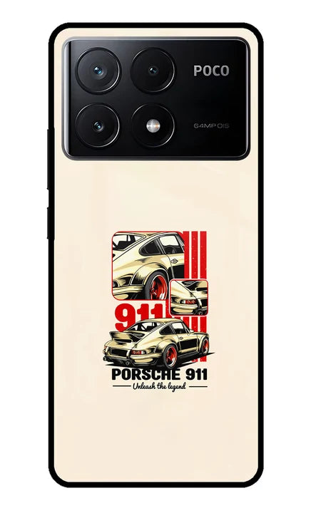 Classic Porsche 911 Poco X6 Pro Back Cover