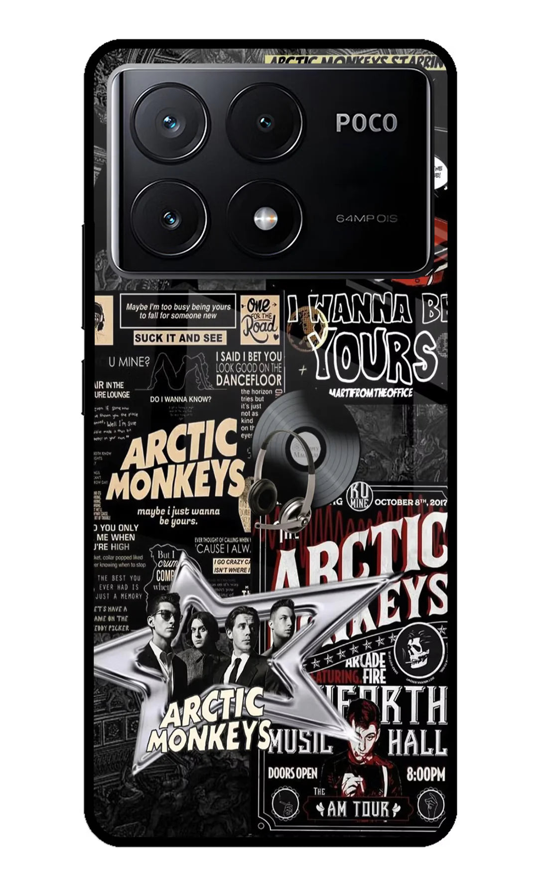 Arctic Monkeys Poco X6 Pro Back cover