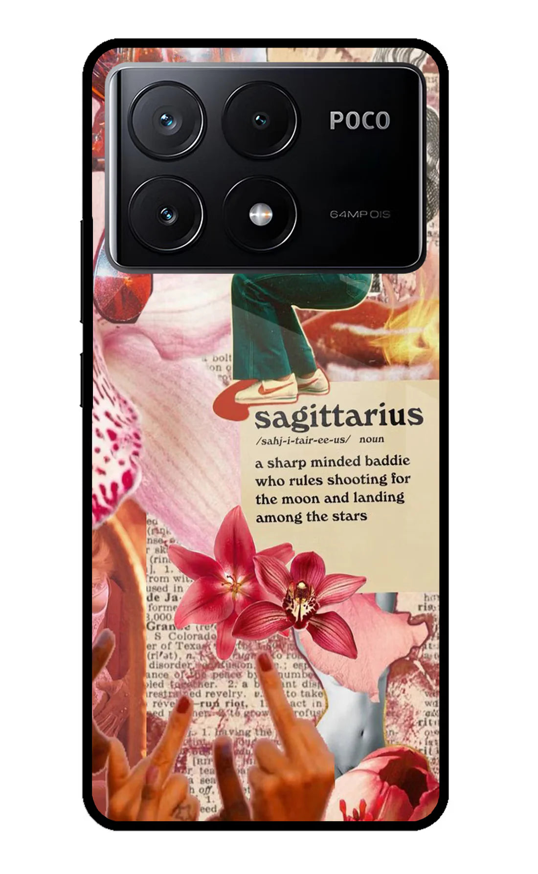 Sagittarius Zodiac Poco X6 Pro Back cover