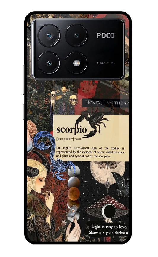 Scorpio Zodiac Poco X6 Pro Back cover