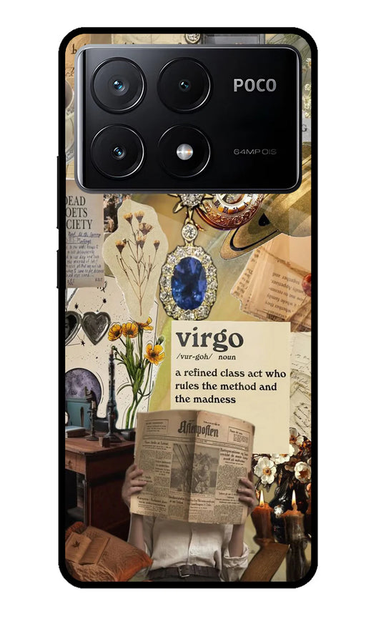 Virgo Zodiac Poco X6 Pro Back cover