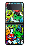 Game Doodle Samsung Galaxy Z Flip4 Glass Case