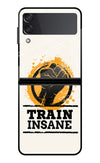 Train Insane Samsung Galaxy Z Flip4 Glass Case