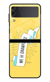 We are Champions Samsung Galaxy Z Flip4 Glass Case