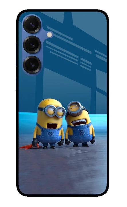 Minion Laughing Samsung S25 Back Cover