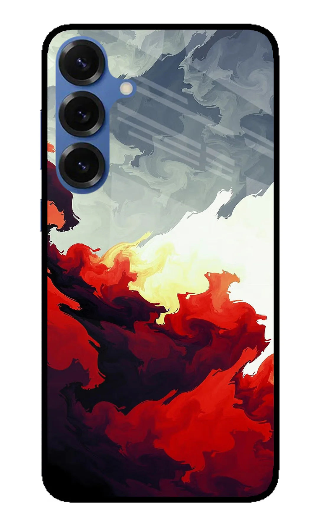 Fire Cloud Samsung S25 Back cover