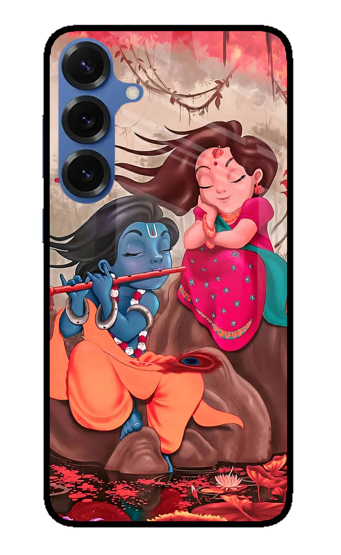 Radhe Krishna Samsung S25 Back cover