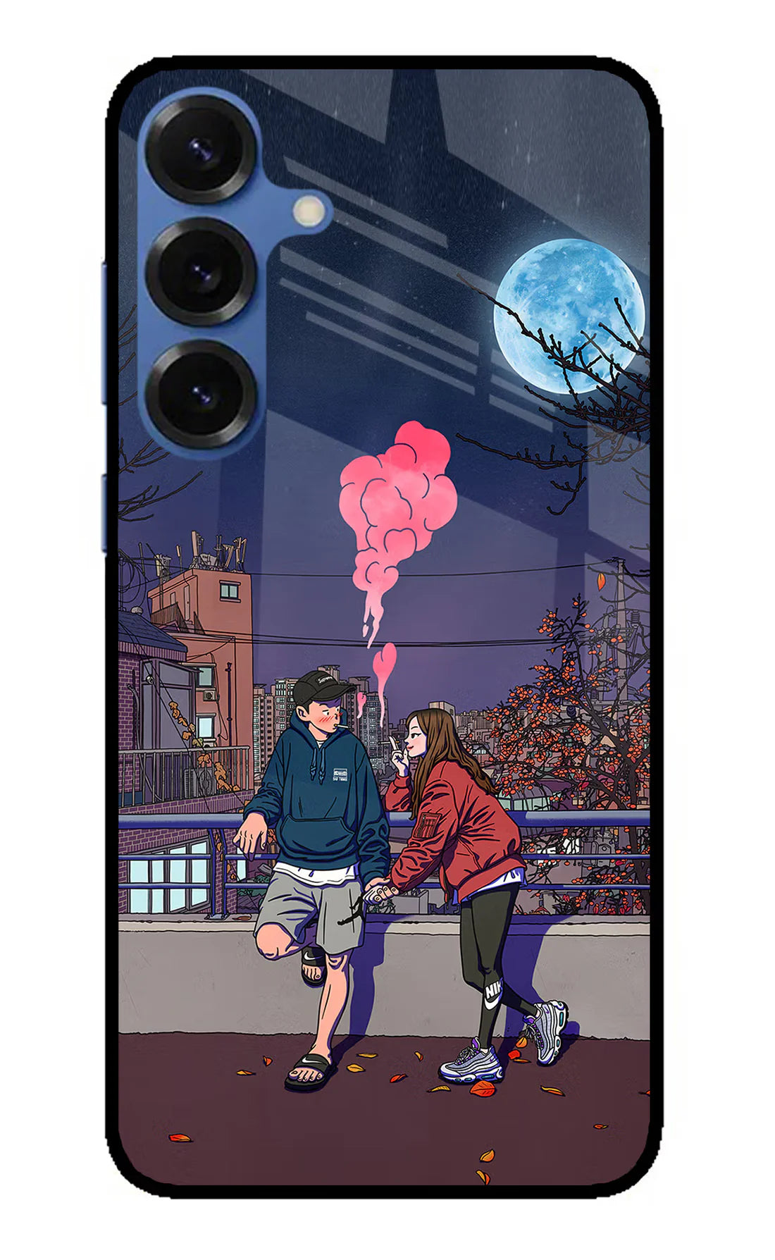 Chilling Couple Samsung S25 Plus Back cover