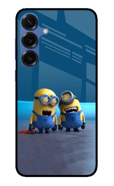 Minion Laughing Samsung S25 Plus Back Cover