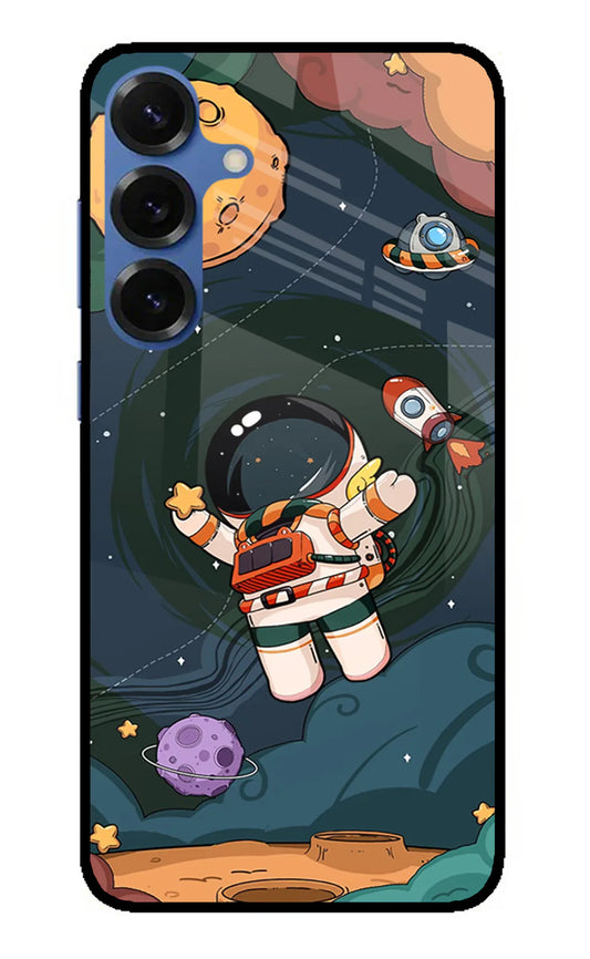 Cartoon Astronaut Samsung S25 Plus Back cover