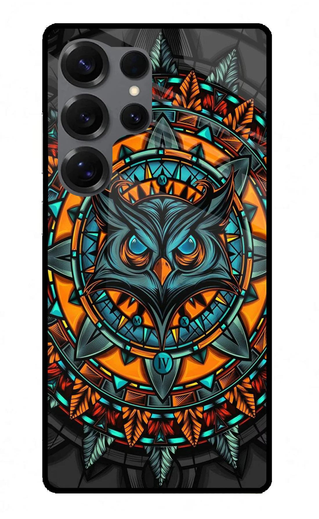 Angry Owl Art Samsung S25 Ultra Back cover