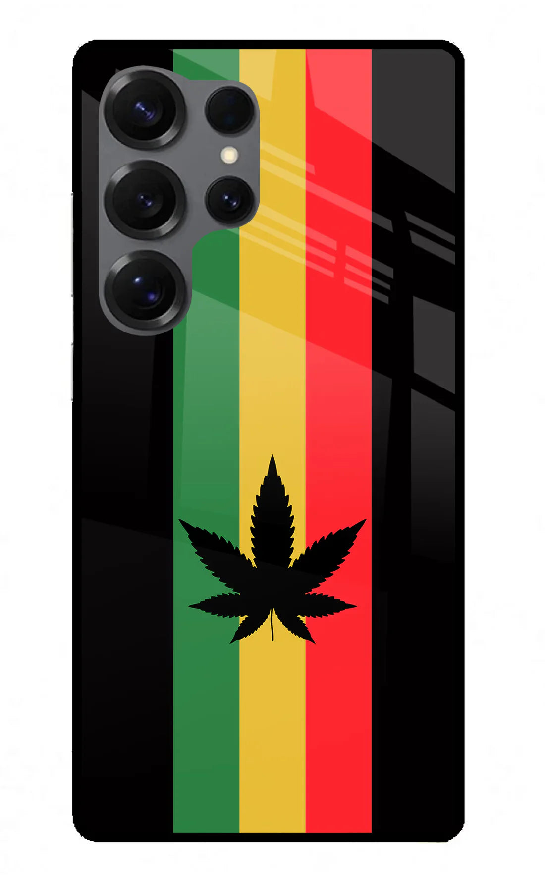 Weed Flag Samsung S25 Ultra Back cover